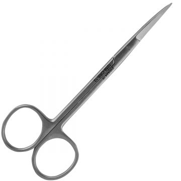 Foarfeca Iris, curba, otel inoxidabil, PRIMA, 12cm