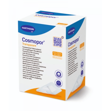 Hartmann Cosmopor Transparent Plasture cu compresa sterila 5 cm x 7.2 cm 50 bucati