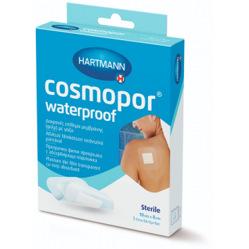Hartmann Cosmopor Waterproof Plasturi sterili 10 cm x 8 cm 5 bucati