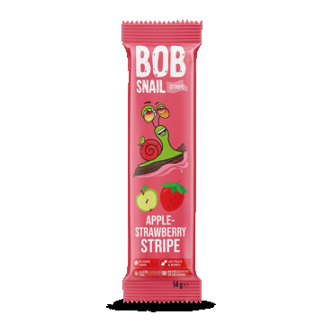 Jeleu cu mere si capsuni, 14g, Bob Snail