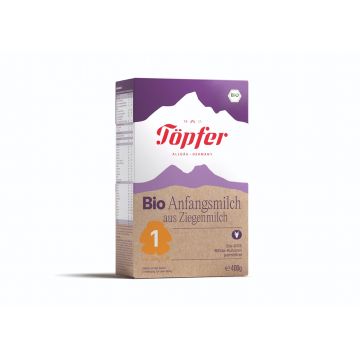 Lapte praf de capra Bio Formula 1, 400g, Topfer