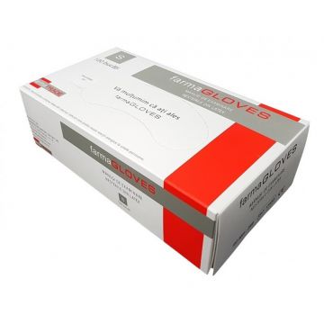 Manusi de examinare din latex usor pudrate - 100 buc - 50 perechi