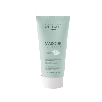 Masca purificatoare pentru ten mixt spre gras Home Spa, 150ml, Byphasse