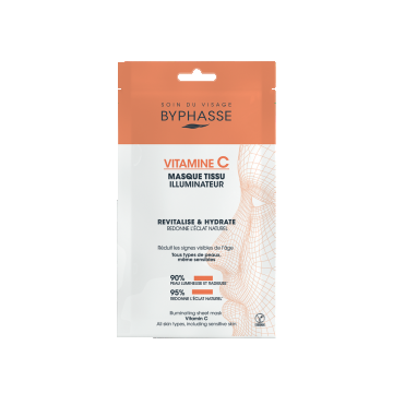 Masca servetel iluminatoare cu vitamina C, 18ml, Byphasse