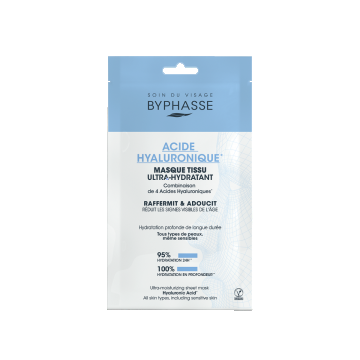 Masca servetel ultra hidratanta cu acid hialuronic, 18ml, Byphasse