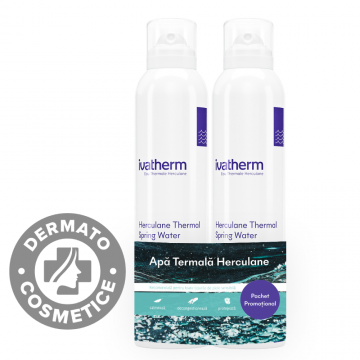 Pachet Apa termala Herculane spray 200ml + 200ml, Ivatherm