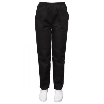 Pantaloni medicali unisex SAVA Clasic, 140 g/m2, negri, XS