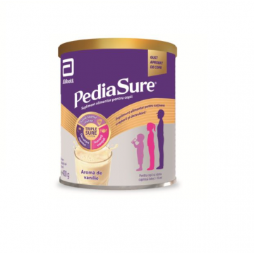 PediaSure Pulbere cu aroma de vanilie 3-10 ani 400 g