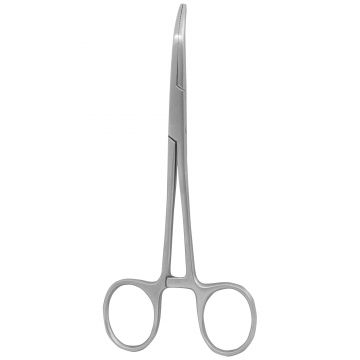 Pensa Crile cu varf curbat PRIMA, pentru prinderea vaselor de sange, otel inoxidabil, 14 cm