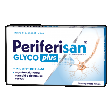 Periferisan Glyco Plus, 30 comprimate filmate, Zdrovit
