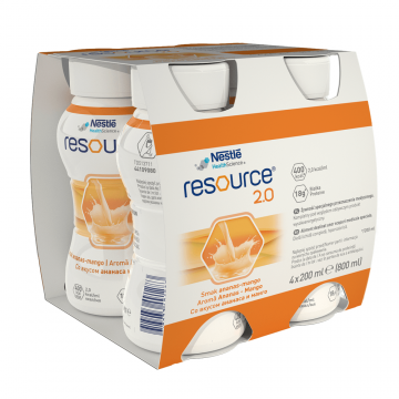 Resource 2.0. Protein fara gluten cu aroma de ananas si mango 200 ml