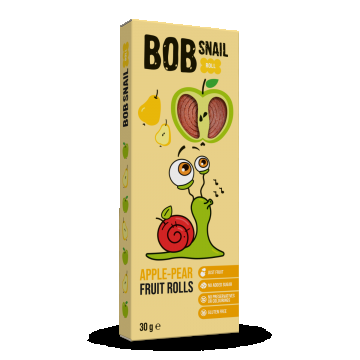 Rulou din mere si pere, 30g, Bob Snail