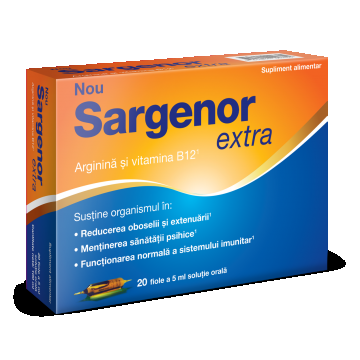 Sargenor Extra Solutie orala, 5ml x 20 fiole, Viatris