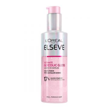 Serum pentru stralucirea parului fara clatire Glycolic Gloss Ultimate, 150ml, Elseve