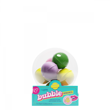 Set mini bombe de baie Bubble Bonanza, 1 bucata, I Love Cosmetics