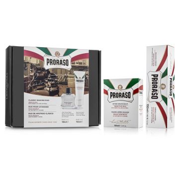 Set pentru barbierit shave duo pack sensitive, 1 bucata, Proraso