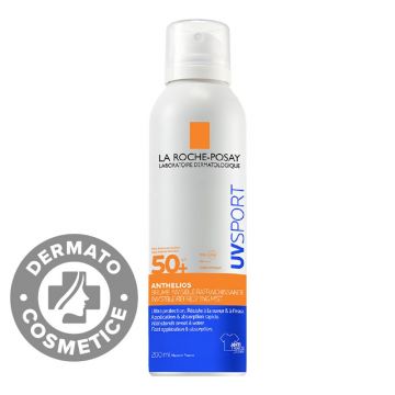 Spray invizibil reimprospatant SPF50+ Anthelios UVSport, 200ml, La Roche-Posay