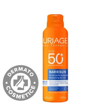 Spray uscat pentru protectie solara Bariesun SPF50+, 200ml, Uriage