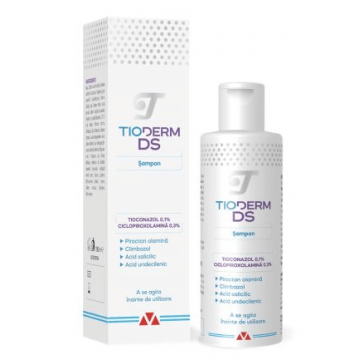 Tioderm DS Sampon intensiv pentru dermatita seboreica 150 ml