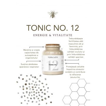 TONIC No. 12 ,   Elixir Apicol cu Catina si Armurariu