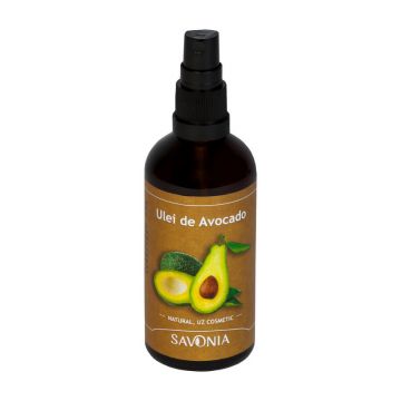 Ulei de avocado pentru uz cosmetic, 100ml, Savonia