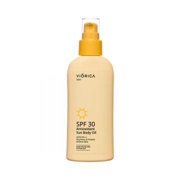 Ulei de corp de protectie solara antioxidant SPF 30 Solar, 150ml, Farmona