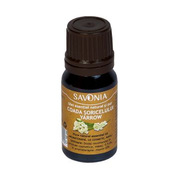 Ulei esential natural si pur de coada soricelului, 10ml, Savonia