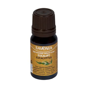 Ulei esential natural si pur de eucalipt, 10ml, Savonia