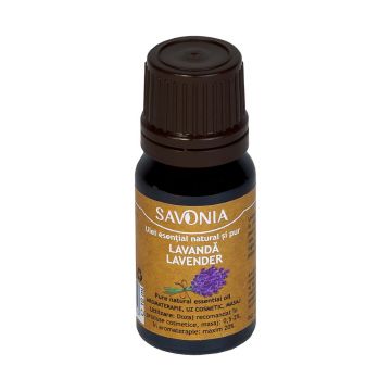 Ulei esential natural si pur de lavanda indiana, 10ml, Savonia