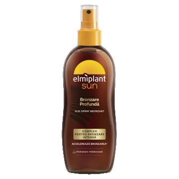 Ulei spray pentru bronzare accelerata Sun, 150ml, Elmiplant