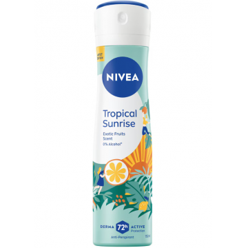 Antiperspirant spray Tropical Sunrise, 150ml, Nivea