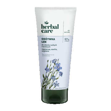 Balsam cu extract de seminte de in pentru par uscat si fragil Herbal Care, 200ml, Farmona