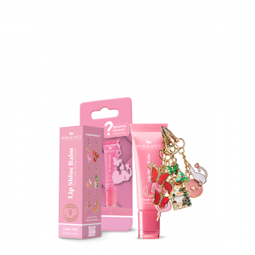 Balsam de buze cu efect lucios si breloc surpriza Candy Girl, 10ml, Bio Balance