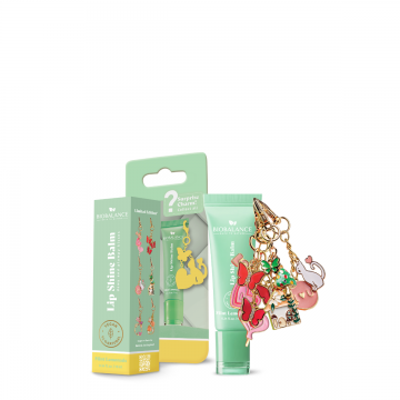 Balsam de buze cu efect lucios si breloc surpriza Mint Lemonade, 10ml, Bio Balance