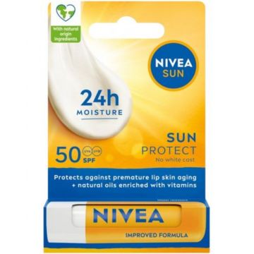 Balsam de buze cu SPF50, 4.8g, Nivea