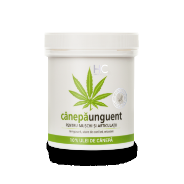 Canepa unguent 10% ulei de canepa 250ml Health Culture