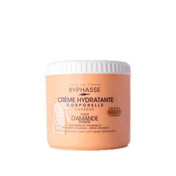 Crema de corp hidratanta cu ulei de migdale dulci, 500ml, Byphasse