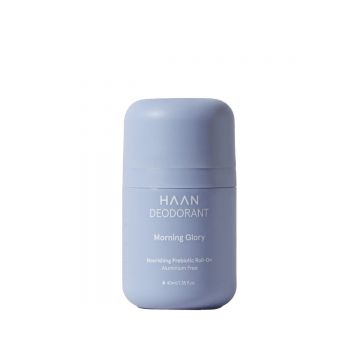 Deodorant roll-on hranitor cu ceai verde proaspat si grapefruit Morning Glory, 40ml, Haan