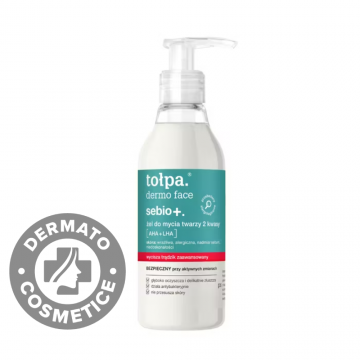 Gel de curatare cu 2 acizi pentru piele acneica Dermo Face Sebio+, 195ml, Tołpa