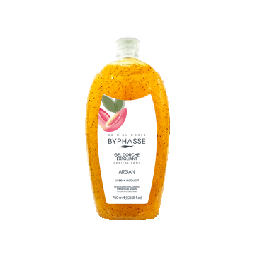 Gel de dus exfoliant cu Argan, 750ml, Byphasse