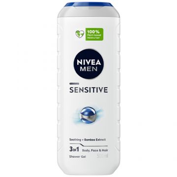 Gel de dus Men Sensitive, 500ml, Nivea