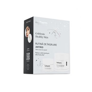 Ivatherm Una PK crema anti-aging 50 ml + crema anti-aging contur ochi 15 ml - pachet rutina de ingrijire anti-age
