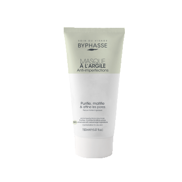Masca anti-imperfectiuni cu argila pentru ten mixt spre gras, 150ml, Byphasse