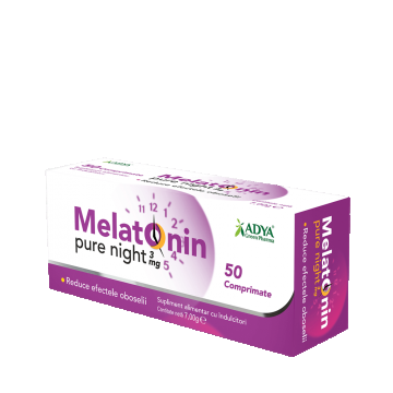 Melatonina Pure Night 3 mg  50 compr. Adya Green Pharma