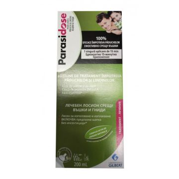 Parasidose Express 15 minute + casca de par, 200ml + 1 bucata, Gilbert