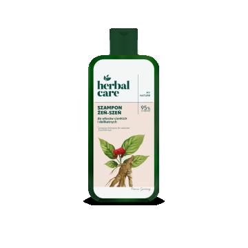Sampon cu extract de ginseng pentru par fin si subtire Herbal Care, 330ml, Farmona