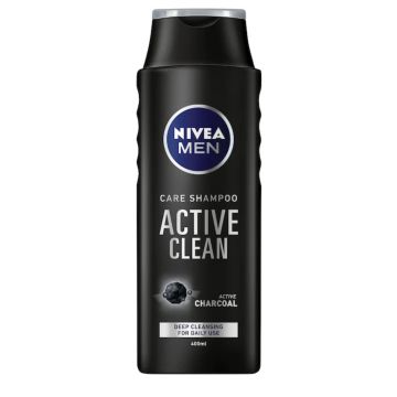 Sampon pentru barbati Active Clean, 400ml, Nivea