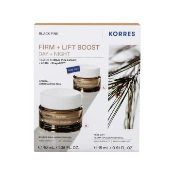 Set BlackPine Crema de zi 40ml + Crema de noapte 15ml, Korres