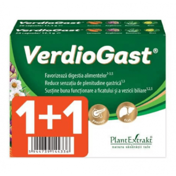 Verdiogast 20 caps. Duopack  Plantextrakt