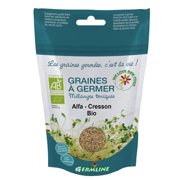 Alfalfa si creson seminte pentru germinat Bio, 150g, Germline